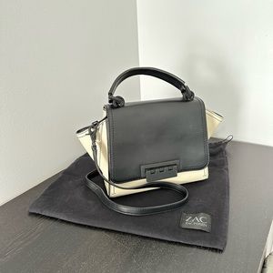 ZAC Zac Pozen Leather Satchel BAG EARTHA